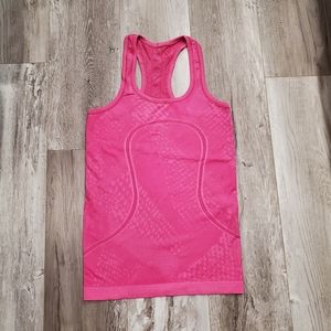Pink Lululemon Racerback Tank